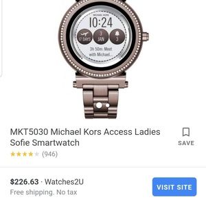 Michael Kors Access Watch "Sable Tone "